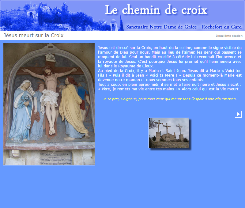 Vers la treizième station