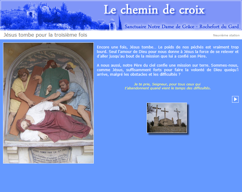 Vers la dixième station